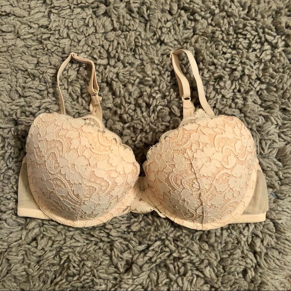 2/$20 💕 Xhiliration pink lace push-up bra